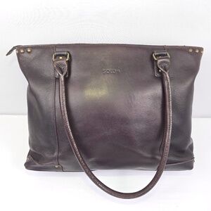 Solo New York Jay 15.6" Laptop Leather Tote Bag, Espresso